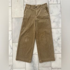 Camel corduroy ankle high